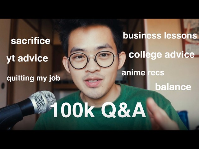 Honest Q&A About Entrepreneurship, Building a YouTube Channel, and College Advice (part 1)