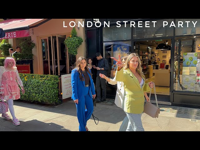 England, London Street Walking Tour 2023 | London Prepares for Coronation of Kings Charles