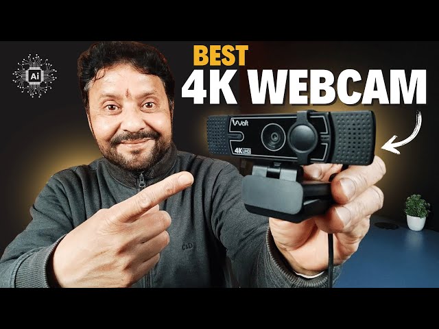 Best 4K WebCam for Live Streaming | AIWaft VEOαCAM 4K Ultra HD Webcam | Unboxing | Review