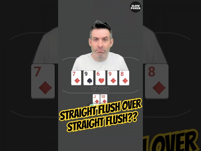 Straight flush over straight flush??? #poker