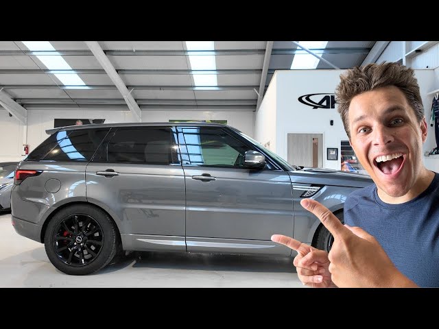 TAKING DELIVERY OF A £16,000 RANGE ROVER SPORT