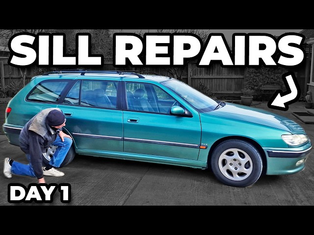 Peugeot 406 Sill & Wheel Arch Repair - Day 1