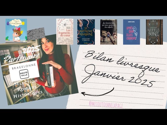 Bilan lecture Janvier 2025 + BookHaul de la déchéance 😅😂