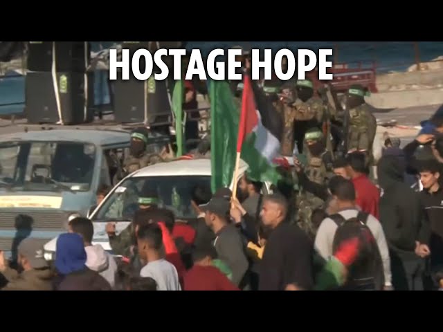 LIVE: Israeli hostages released as part of ceasefire deal