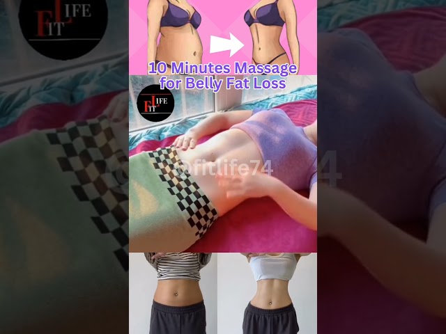 10 Minutes Massage for Belly Fat Loss || in 7 Days #howtolosebellyfat #transformation #bellyfat