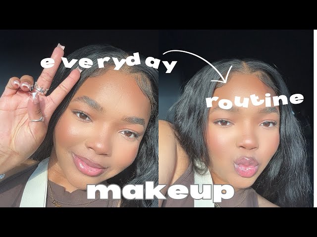 CURRENT EVERYDAY MAKEUP ROUTINE🩵|NO FILTER| shaewilliams