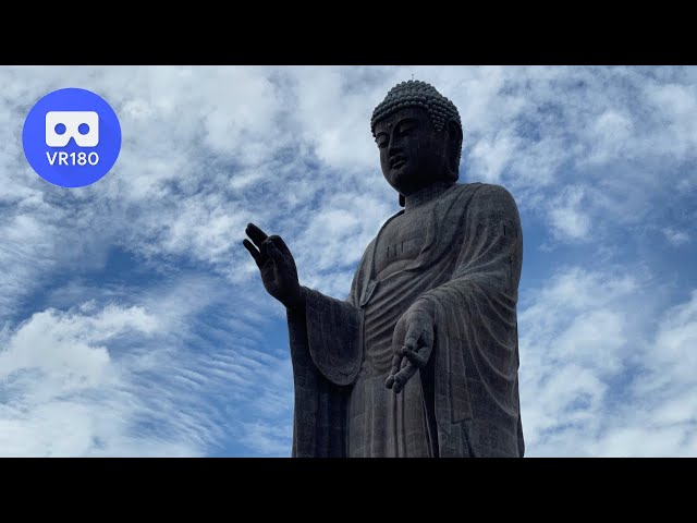 [3D VR180] 牛久の大仏様(The Big Buddha)