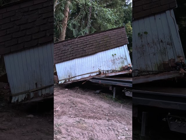 Redneck Proving Grounds: Shed Moving 101 #lol #lmfao #funny #towlife #towing #shed #pnw #diy #comedy