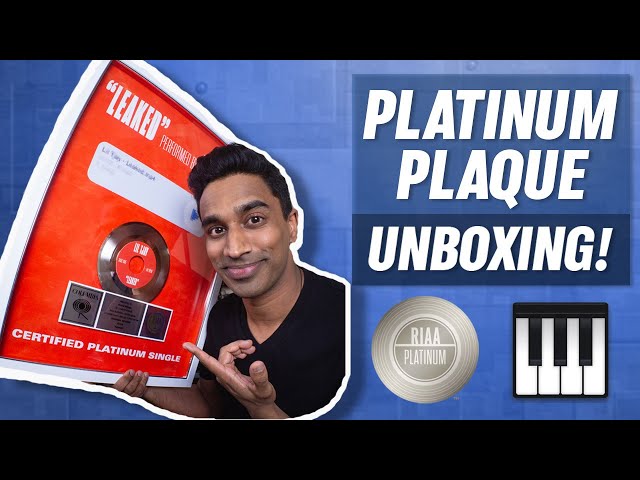 Unboxing My First Platinum Plaque! (Lil TJay - Leaked)