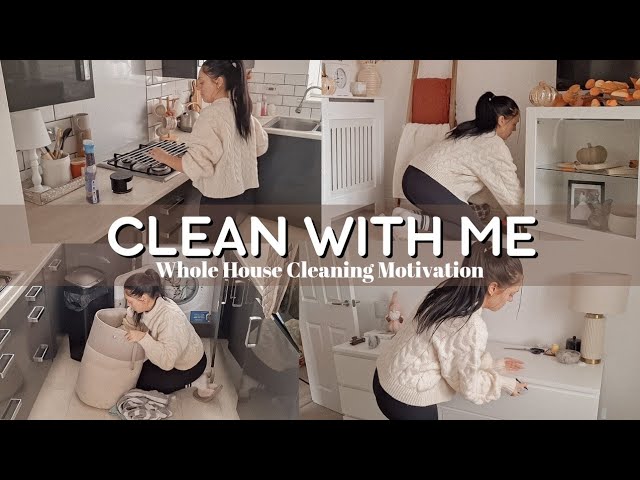 WHOLE HOUSE ALL DAY CLEAN WITH ME | CLEANING MOTIVATION