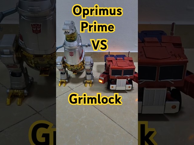 Adult collectors Robosen Transformers Optimus Prime VS Grimlock  #robosen #transformers #grimlock