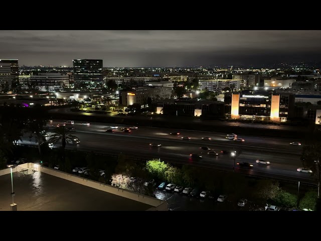 4K February 12, 2025، Freeway 405, Jamboree Road Interchange Irvine California USA , Travel,