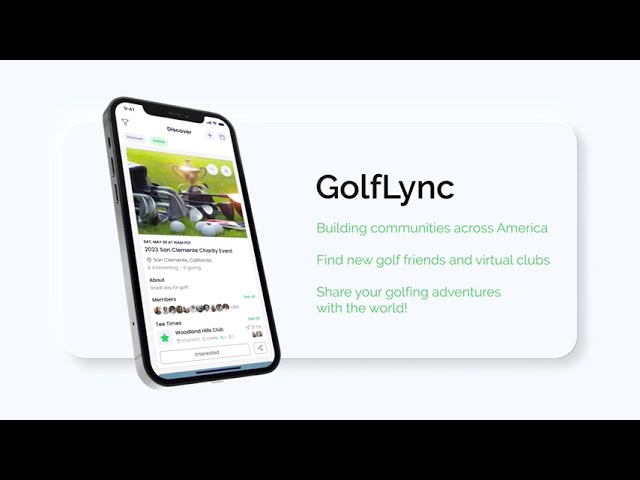 GolfLync - The Ultimate Social Media App for Golfers