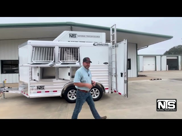 2025 Cimarron 2 Horse Bumper Pull Trailer!