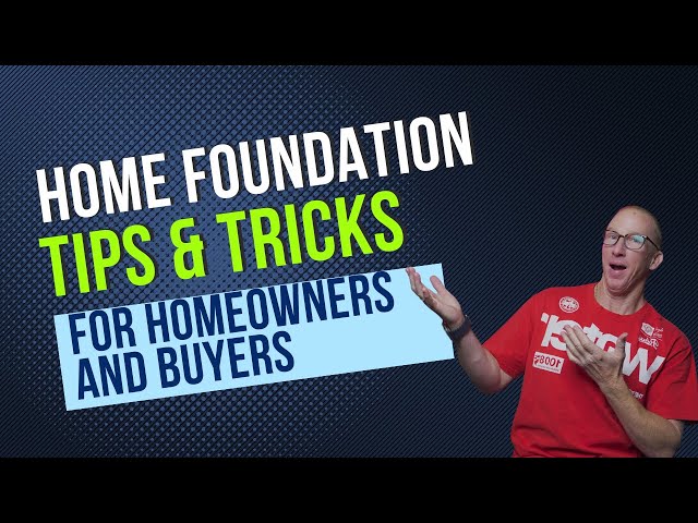 Essential Home Foundation Maintenance Tips for Homeowners and Home Buyers (protect your investment)