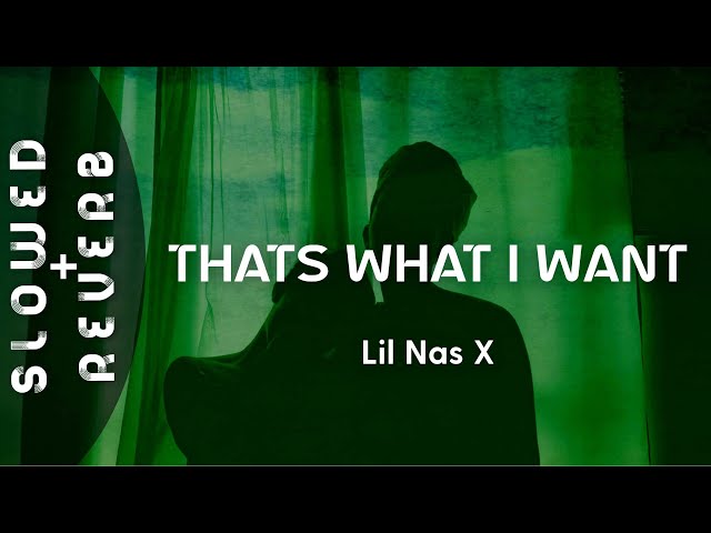 Lil Nas X - thats what I  want (s l o w e d  +  r e v e r b)