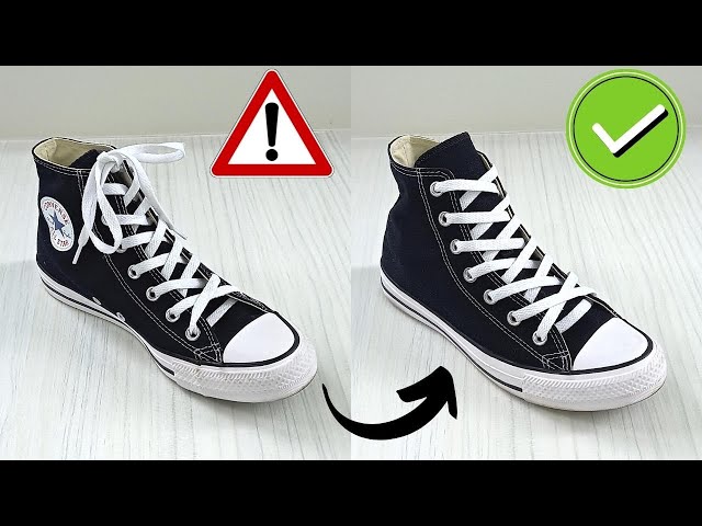 HOW TO HIDE LACES - 3 Fast Shoelace Hacks