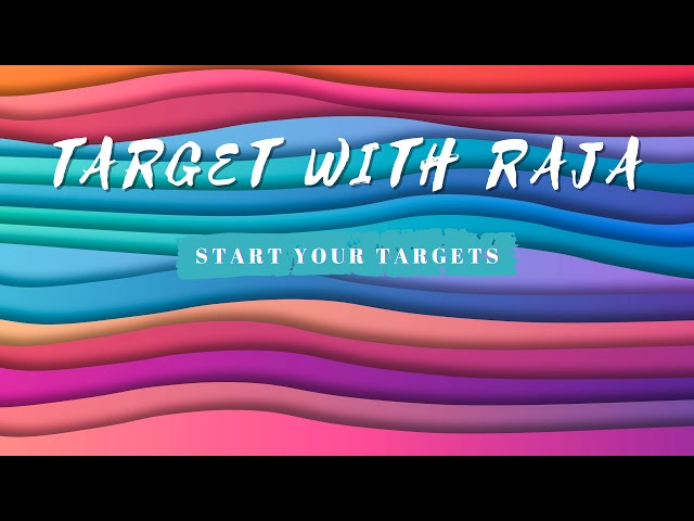 Target with RAJA Live Stream