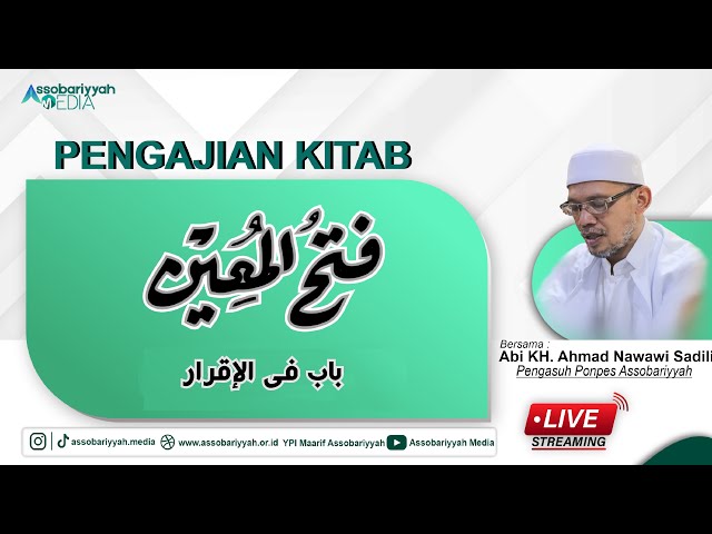 🔴LIVE PENGAJIAN KITAB FATHUL MU'IN II 20 FEBRUARI 2025 M.