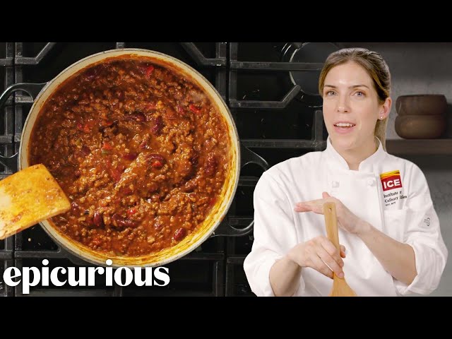 The Best Chili You’ll Ever Make (Restaurant-Quality) | Epicurious 101