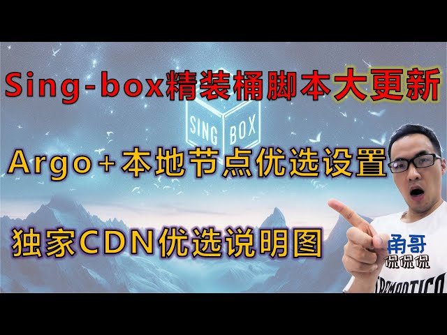 Sing-box精装桶一键脚本大更新(四)：vmess协议CDN优选IP多形态设置(详见说明图) ，私有订阅链接最多支持四形态Argo隧道节点