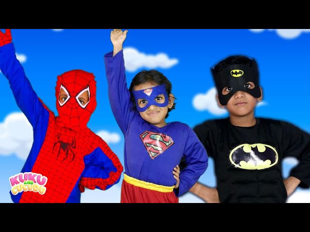 Superhero song | Do you know the superhero? | Nursery Rhymes and Kids songs - Kuku and Cucudu