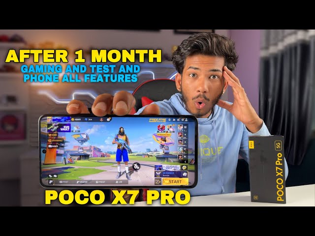 Poco x7 pro gaming after 1 month performance and gaming test and all features