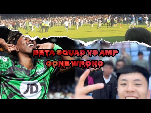 I SNUCK INTO BETA SQUAD VS AMP (PITCH INVASION)