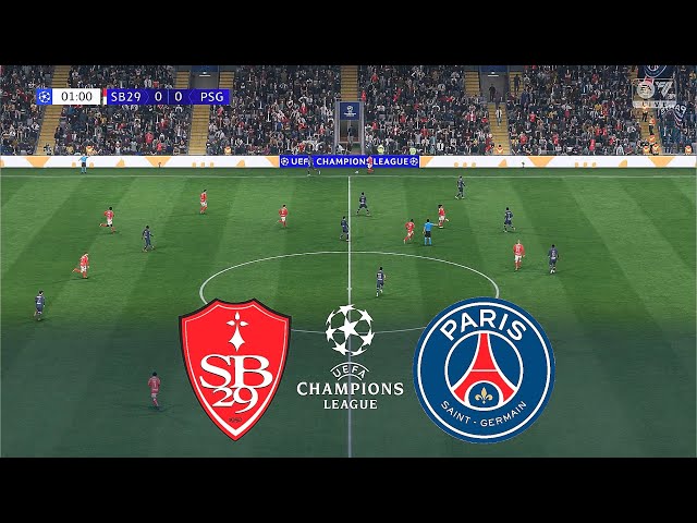 BREST vs PARIS SAINT-GERMAIN / UEFA CHAMPIONS LEAGUE 2024/25