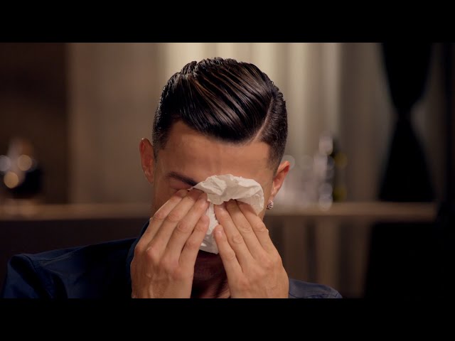 Cristiano Ronaldo Tears Up Talking About His Dad