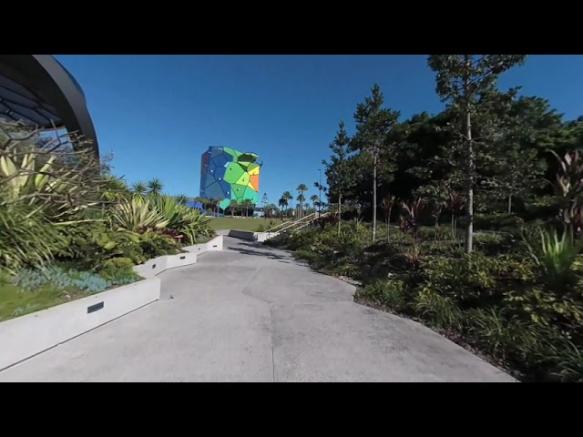 Australia - Queensland - Gold Coast - NEW Home of the Arts (HOTA) lookout to gallery (VR180)