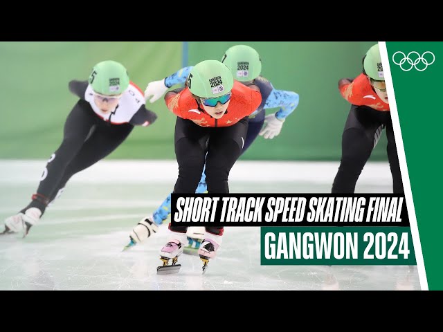 🤯 The craziest strategy secures gold!🥇| Women's Short Track Speed Skating 1500m Final | #Gangwon2024