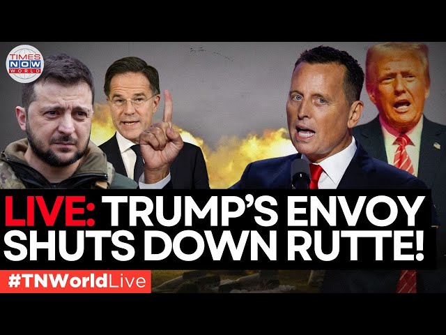 LIVE| NATO Chief Stunned By Grenell, 'U.S. Taxpayers Won't Fund NATO's Ukraine Move'|Times Now World