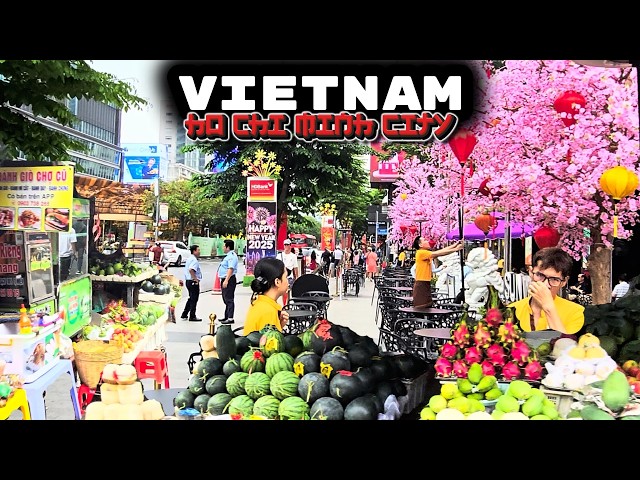 🇻🇳ASMR Ho Chi Minh City Travel Experience | Relaxing Sounds of Vietnam Streets, Markets & Cafes