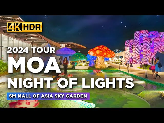 The MOA Night of Lights is BACK! | Tour at the NEWLY Opened SM MALL OF ASIA Sky Garden North