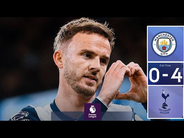 Goals | Man City 0-4 Tottenham Hotspur | Extended Premier League Highlights