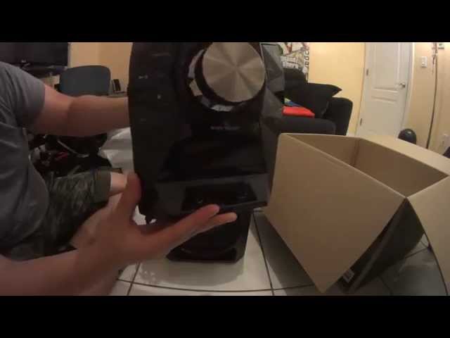 Unboxing of the Sony MHC-ECL99BT Speaker System