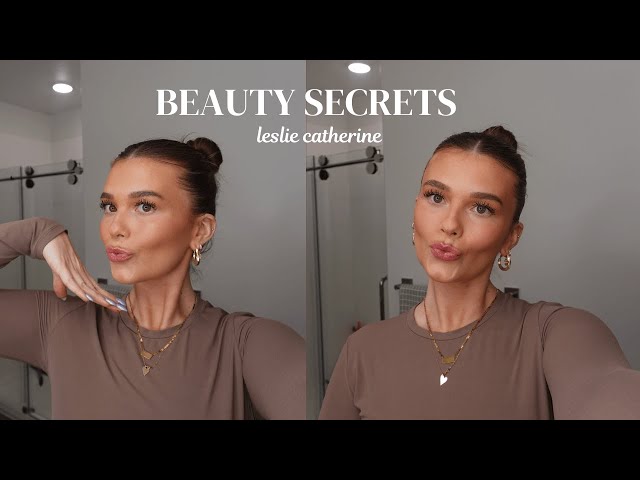 BEAUTY SECRETS!! (Leslie’s version) elevated everyday makeup look💞