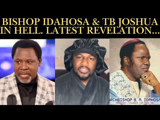 E DON HAPPEN; NIGERIAN PASTORS WILL NOT LIKE TO HERE THIS - Idahosa , TB Joshua!