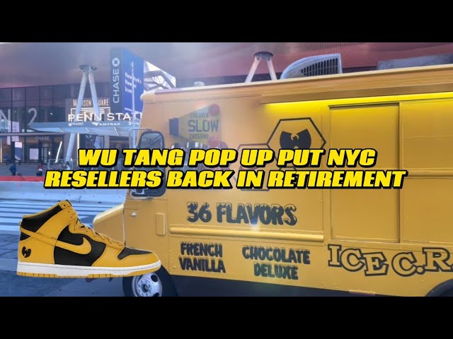 The Nike Wu-Tang Pop-up put all NYC SNEAKER RESELLERS BACK IN RETIREMENT😢😂