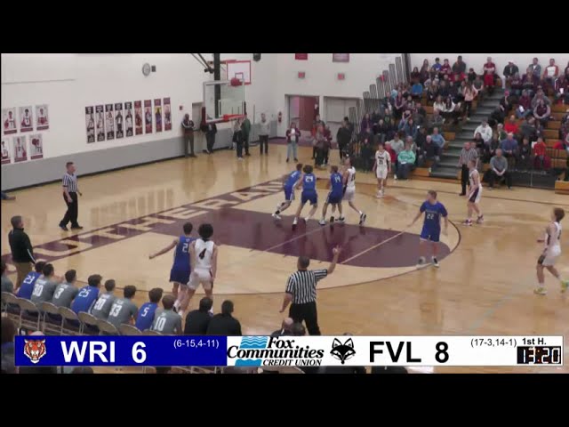 Josiah Butler breaks the boys all-time scoring record for Fox Valley Lutheran High School