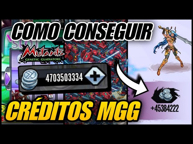 COMO CONSEGUIR CRÉDITOS EN MGG 🔥 TODOS LOS MÉTODOS 😱 | Mutants Genetic Gladiators