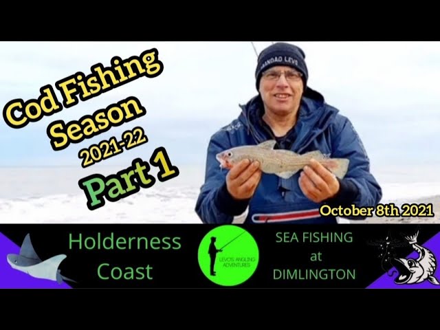 Sea Fishing UK | Beach Fishing on the Holderness Coast | At Dimlington | Fishing for Cod