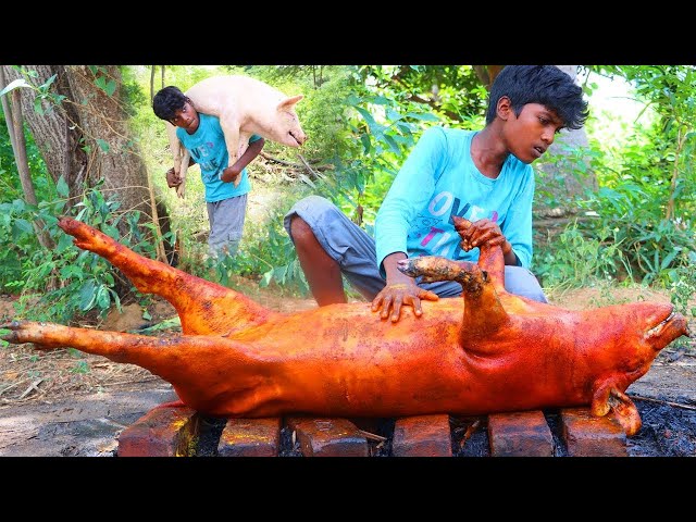 Primitive Style Full Pork Curry Recipe | Village Cooks