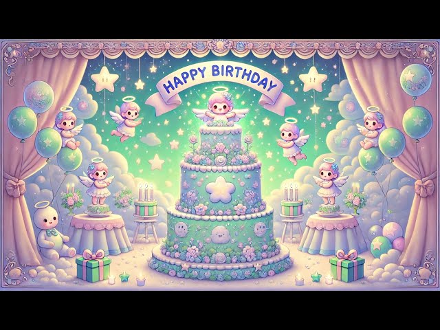 🎉 "Happy Birthday to You, Little Angel" 👼 | Magical Countdown & Song for Kids 🎶