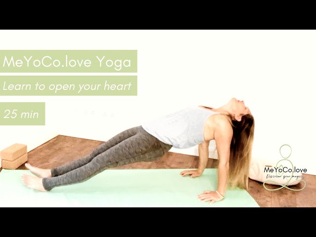 Learn to open your #heart - 25 min #yogapractice #heartopener