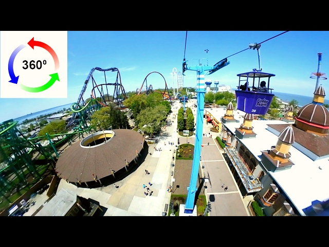 4k,360 vr videos, Cedar Point Sky Ride 360 vr, virtual reality,360 vr, vr videos