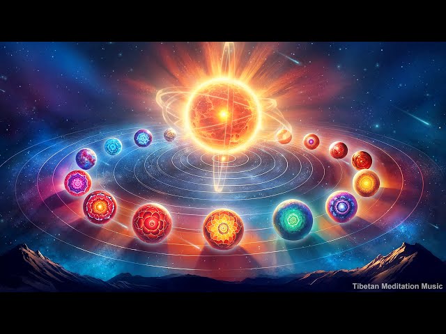 [Opening the 7 chakras] Deep Aura Cleansing From Root To Crown | Calm The Mind, Deep Sleep Music