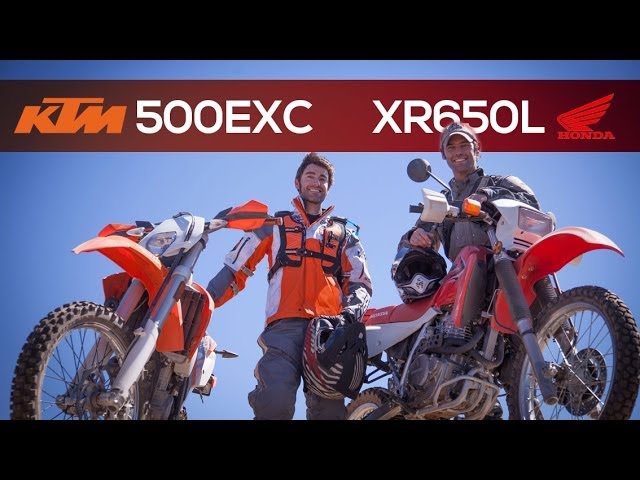 KTM 500EXC and Honda XR650L / @motogeo Review