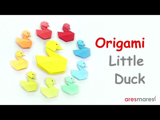 Origami Little Duck (easy - single sheet)